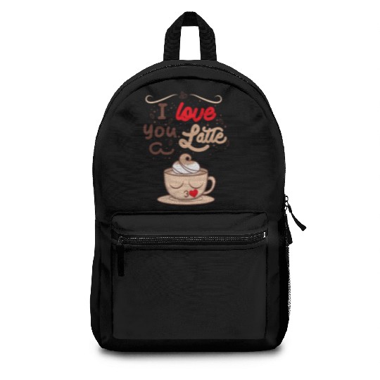 I Love You a Latte Backpacks
