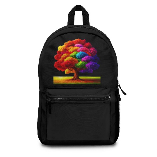 Rainbow colours Spectrum Tree Backpacks