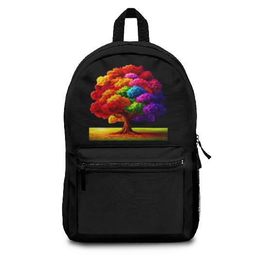 Rainbow colours Spectrum Tree Backpacks