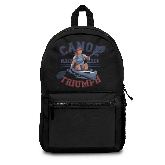 canoe race triumph Backpacks