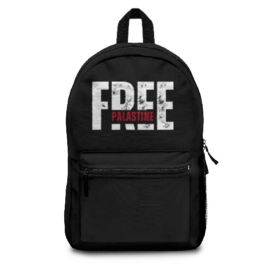 Free Palestine – Solidarity Statement Backpacks
