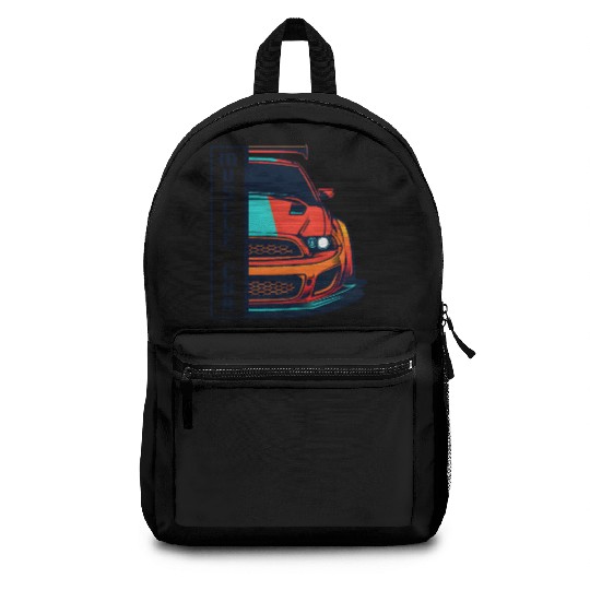 Muscle Car US Backpacks Modern Muscle Car Man Children