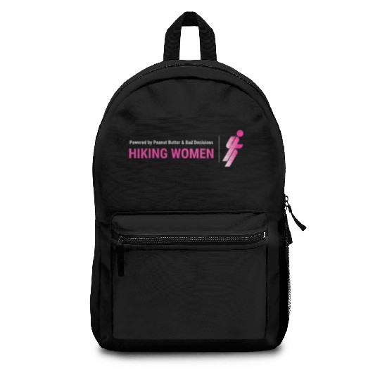 Powered By Peanut Butter And Bad Decision, Women Backpacks