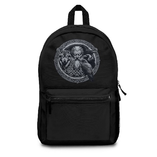 Viking Warrior Man Odin Thor Norman Walhalla Backpacks