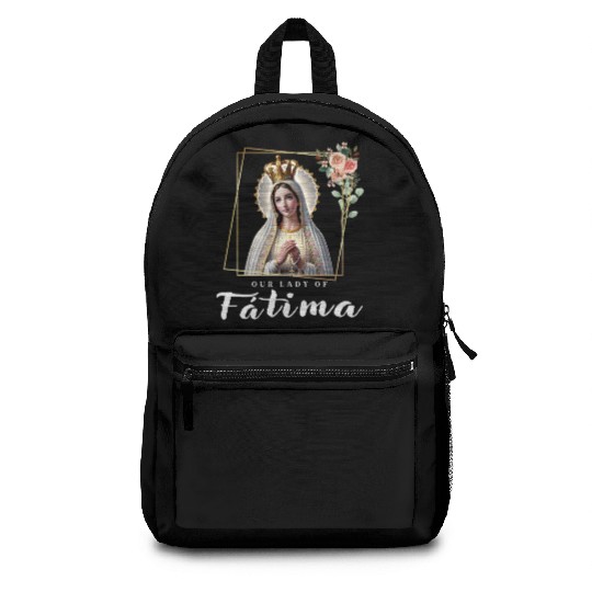 Our Lady of Fatima Mother Mary Saint Catholic Backpacks