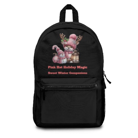 A Pink Winter Wonderland Backpacks