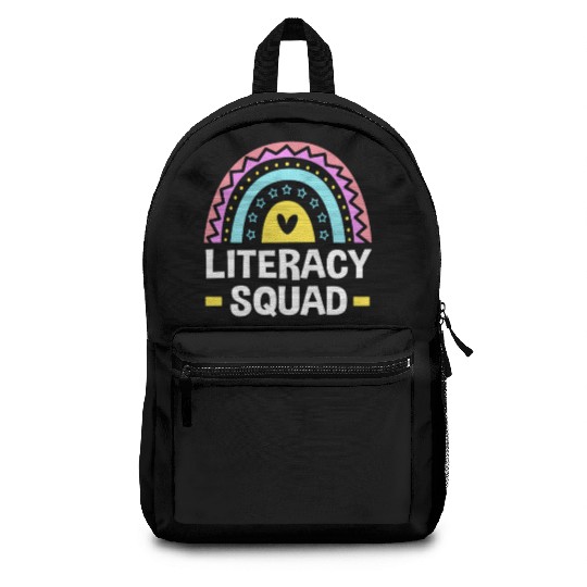 Reading Teacher Book Literacy Squad Backpacks