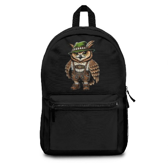 Bavarian Owl - Tradition Meets Wisdom Backpacks