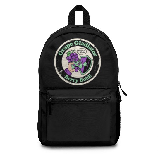 Grape Gladiator Berry Bold Gamer Backpacks