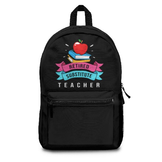Retired Substitute Teacher Appreciation Backpacks