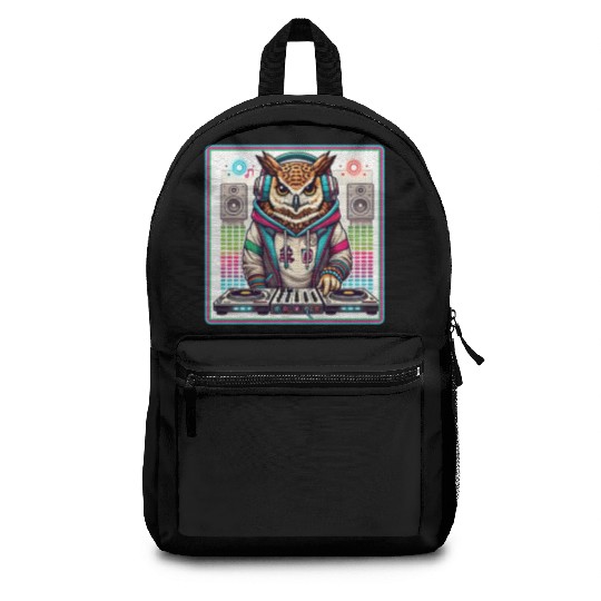 Owl DJ Design Backpacks