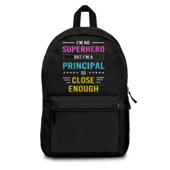 School Principal School Day Backpacks