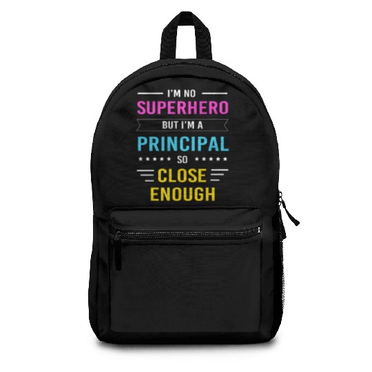 School Principal School Day Backpacks