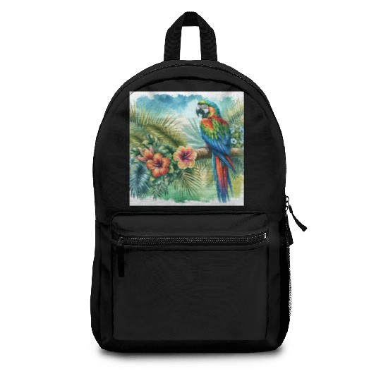 Majestic Macaw Parrot Backpacks