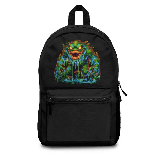 Neon Swamp Beast – Toxic Terror Backpacks