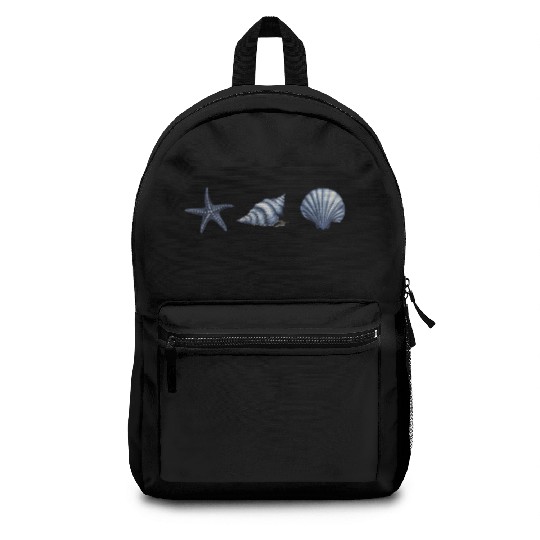 Cute Sea Creatures starfish Ocean Watercolor Backpacks