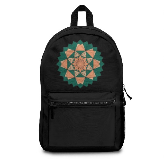 Abstract Starburst Mandala Backpacks