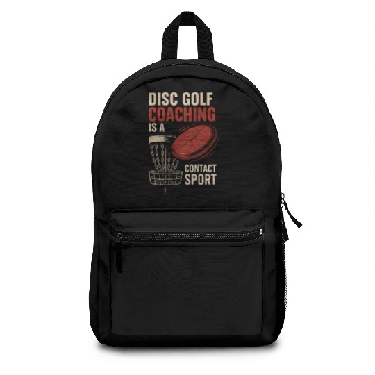 Disc Golf Coach Backpacks Disc Golf Instructor Frisbee