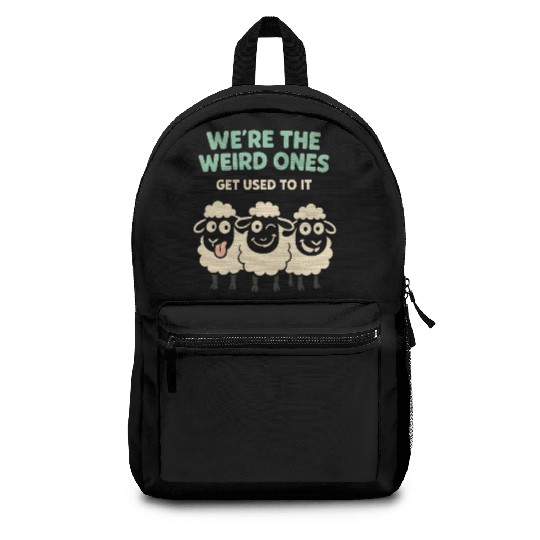 Funny Black Sheep Cousin Quirky Family Outcast Backpacks