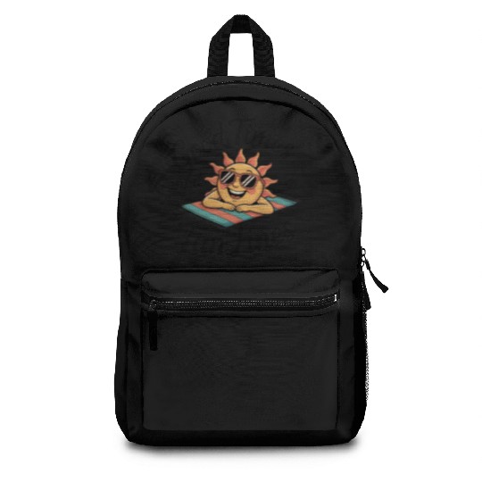Sunshine Sunset Tan Lines Artwork Backpacks