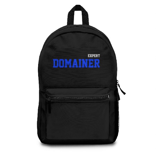 Funny expert domainer flipping domains community Backpacks