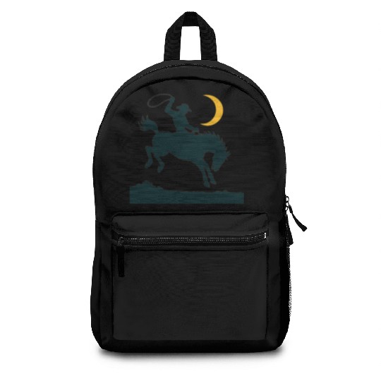 Wild West Night Cowboy Backpacks