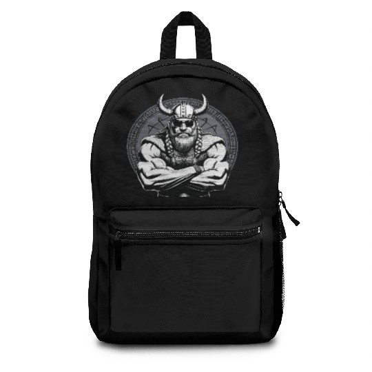 Viking Warrior Man Odin Thor Norman Walhalla Backpacks