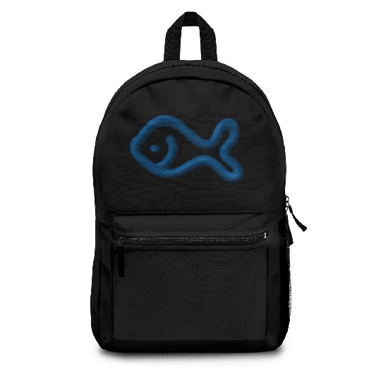 Fish embroidered Backpacks