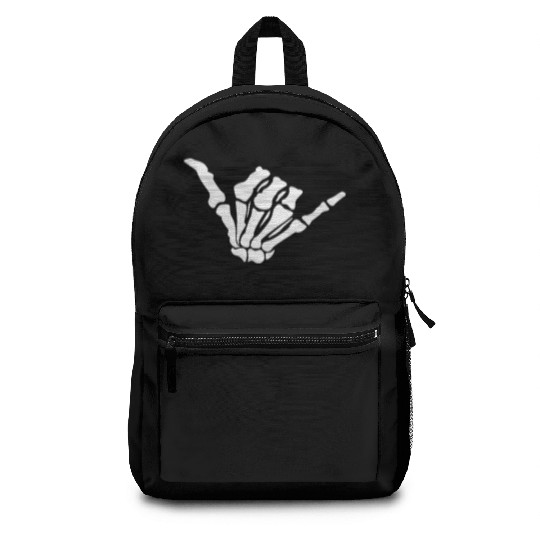 Skeleton Shaka Hand – Bone Hang Loose Backpacks
