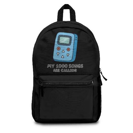 My 1000 Songs Calling MP3 Player 2000s Backpacks