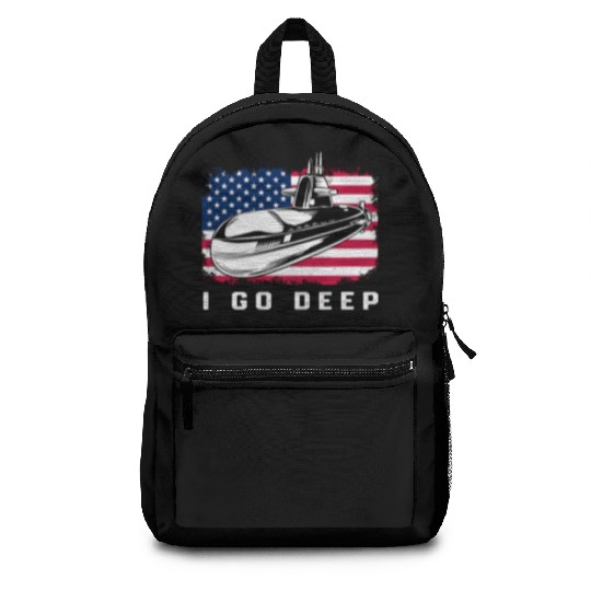 Patriotic American Submarine Veteran Backpacks