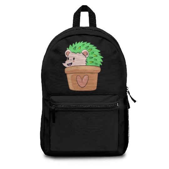 Succulent Plant Hedgehog Backpacks