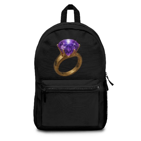 Royal Amethyst: The Elegance of Purple Gemstone Backpacks