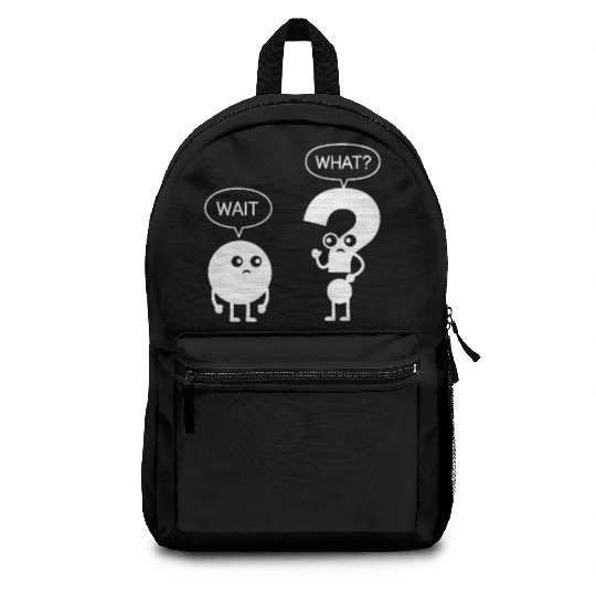 Wait What? Funny Cartoon Backpacks