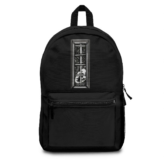 Spooky Cosmic Horror Illustration Backpacks