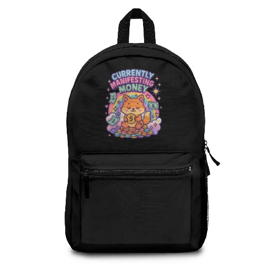 Currently Manifesting Money Backpacks