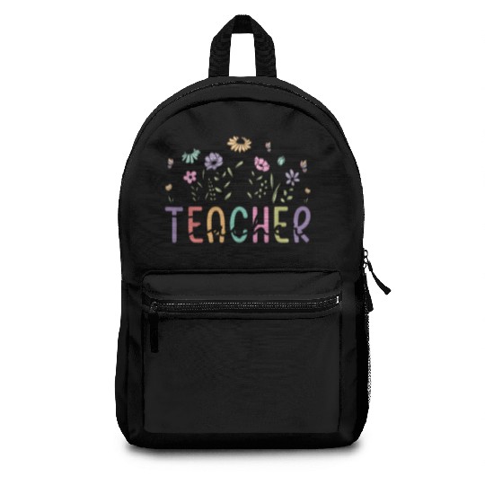 Floral Teacher Appreciation Teacher Backpacks