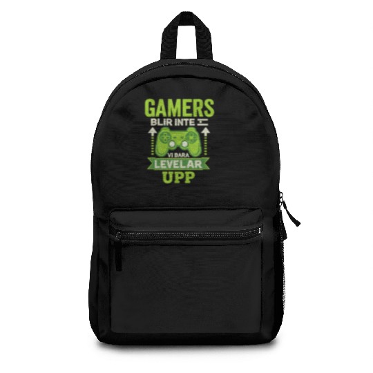 Gamers Don't Age, We Just Level Up - Embroidery Backpacks