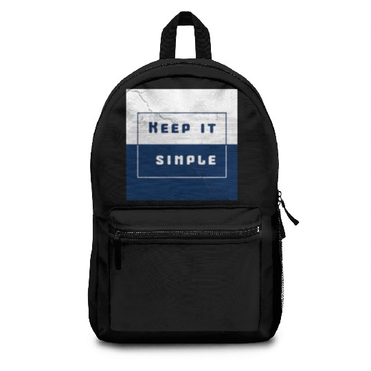 "Keep It Simple" Backpacks