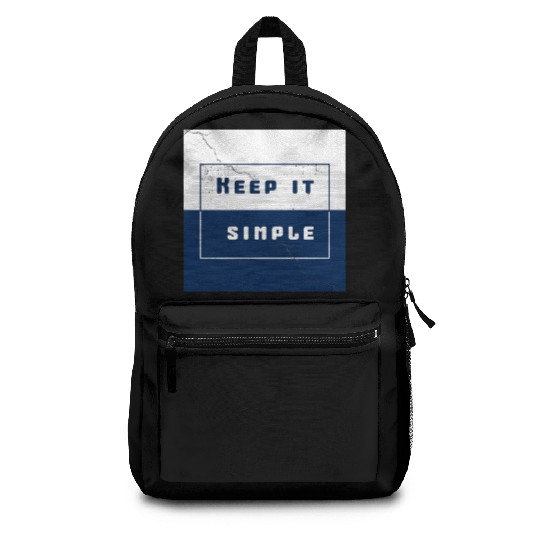 "Keep It Simple" Backpacks