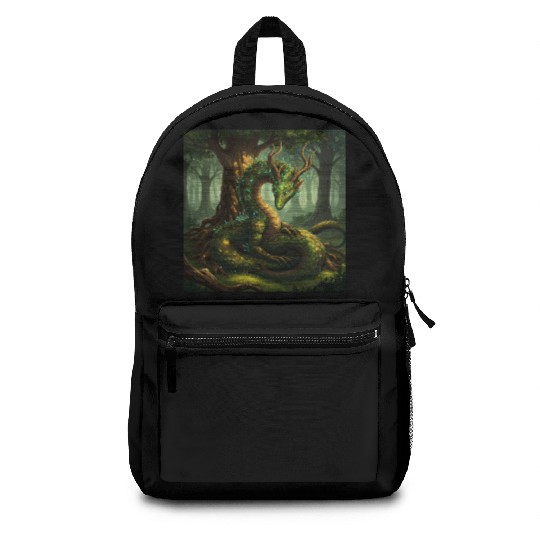 Enchanted Forest Serpent Design Backpacks