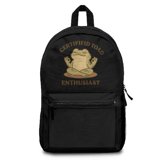 Certififid Toad Enthusiast Backpacks