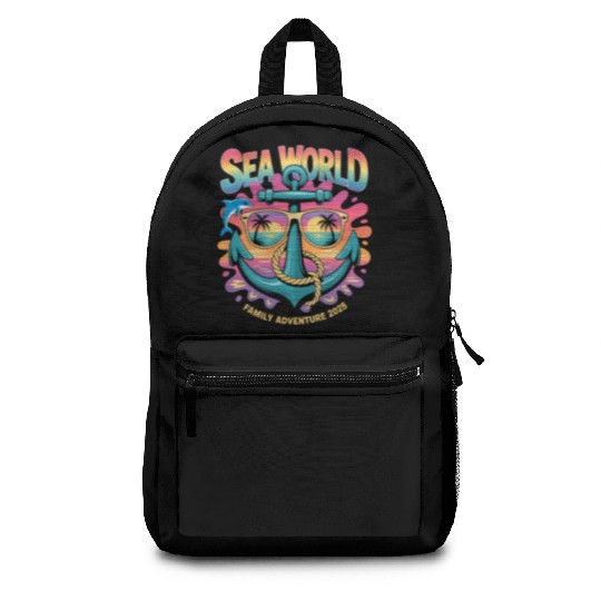 Sea World 2025 Ocean Explorer Memories Family Backpacks
