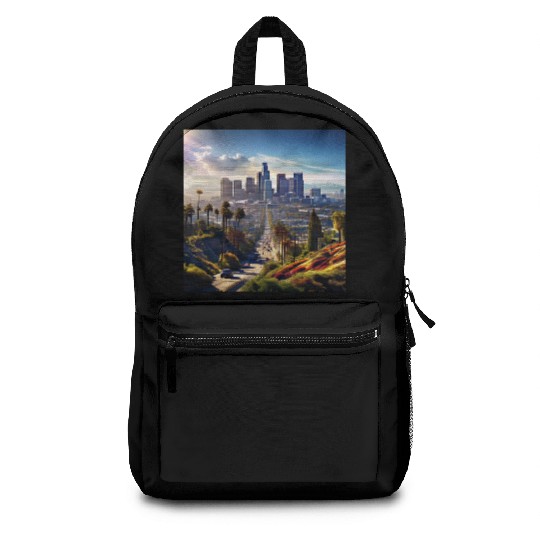 los angeles city. Backpacks