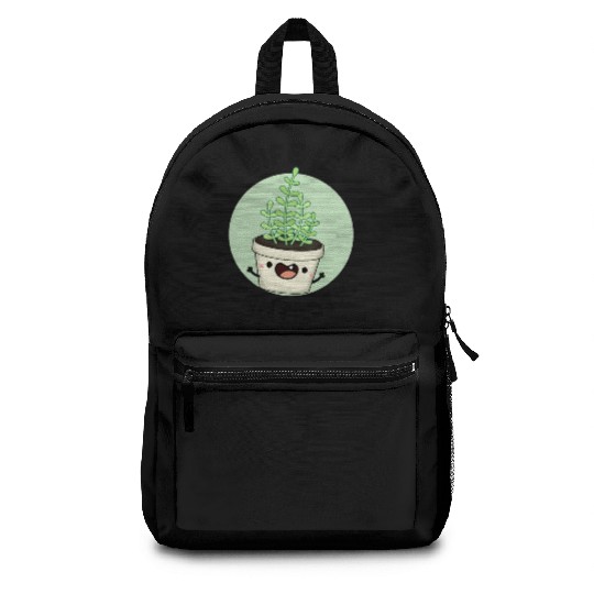 Life Is Ferntastic Funny Fern Plant Pun Backpacks