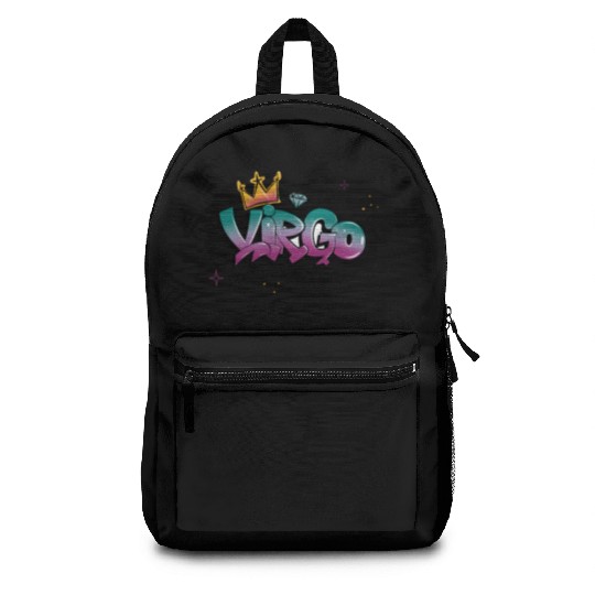 Virgo Graffiti Zodiac Art Backpacks
