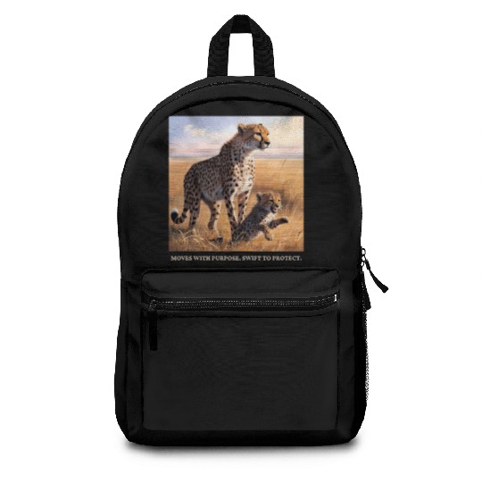 Mama Cheetah and Cub Backpacks