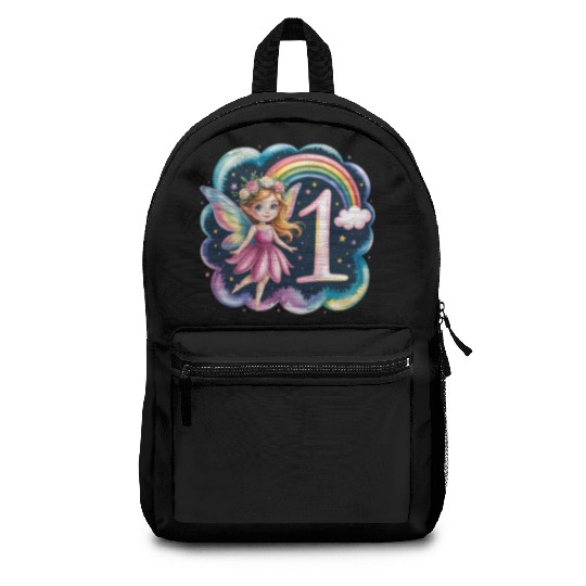 Magical Rainbow Fairy Elf 1st Birthday Girl Backpacks