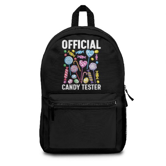 Official Candy Tester Lollipop Sweets 01 Backpacks