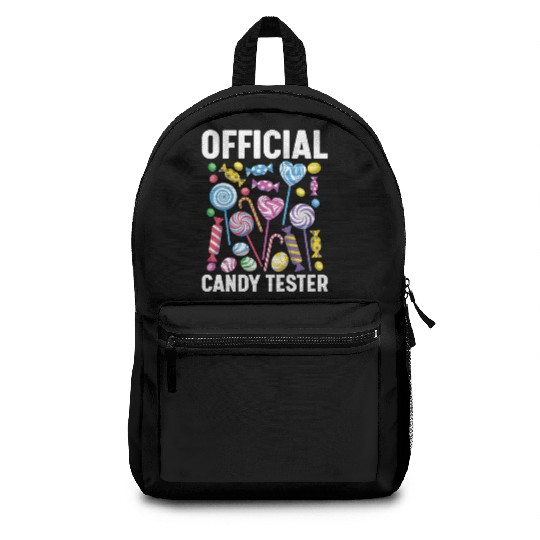 Official Candy Tester Lollipop Sweets 01 Backpacks